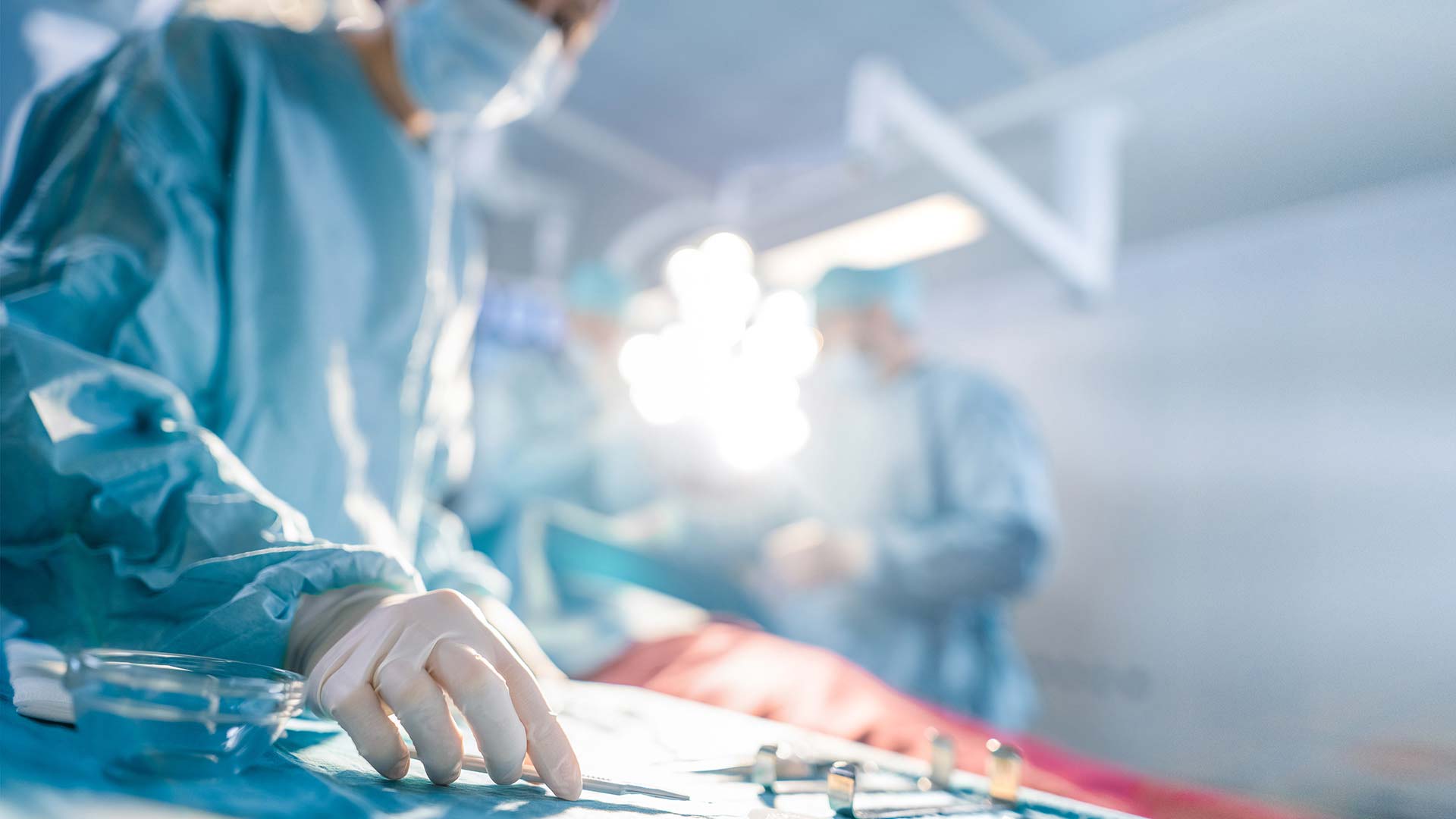 Medical professionals at work